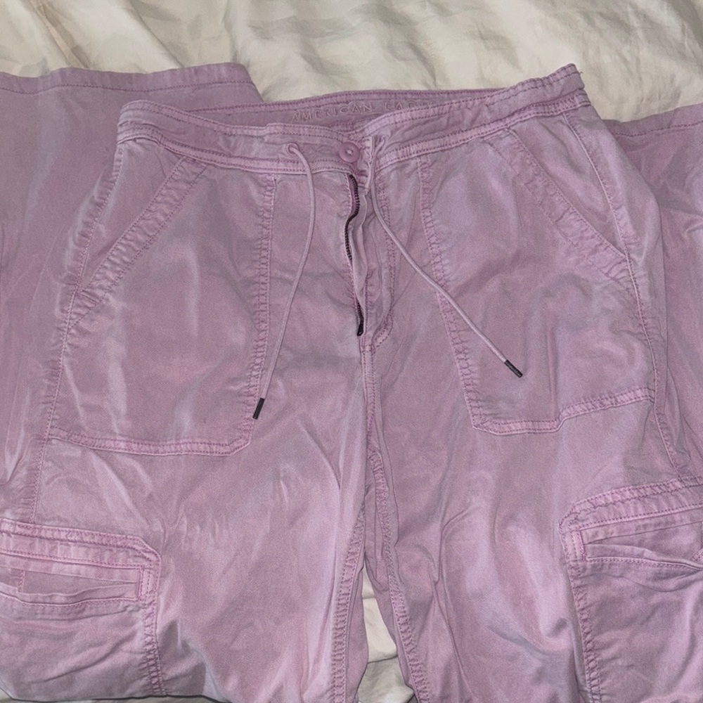 American Eagle Outfitters Lavender Wide Leg Pants